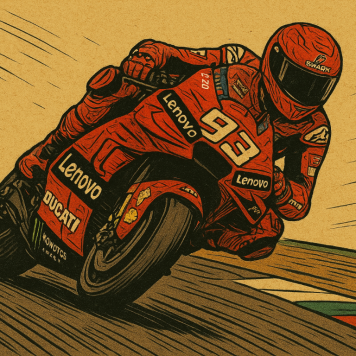 Marc Márquez im Rennmoment